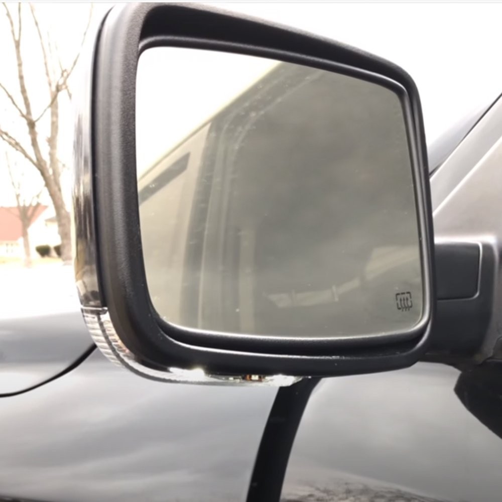 1/2Set Exterior Mirror Heated Glass Signal Power Side for Driver Dodge Ram 2500