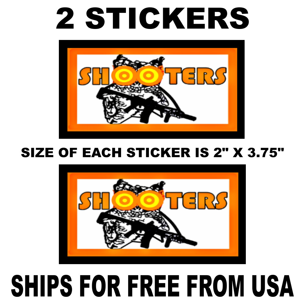 Shooters Gun Sticker Sign Decal Gun Case Car Truck Window Decor Decal Sticker