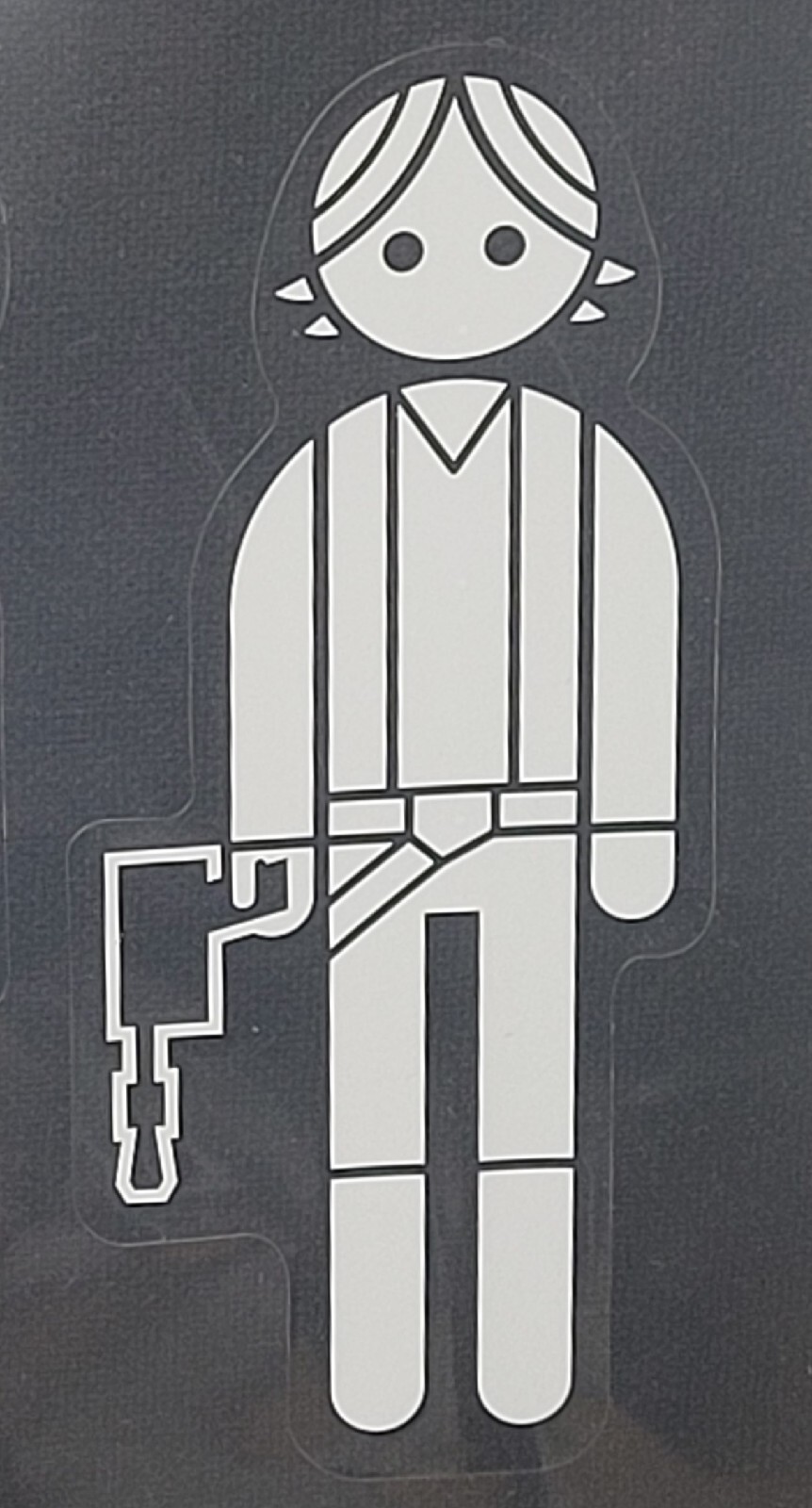 STAR WARS Stick Figure Family Car VINYL Decals – Lucasfilm Licensed – YOU CHOOSE