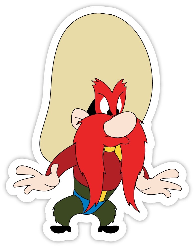 Yosemite Sam sticker decal 4″ x 5″