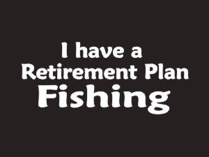 I have a Retirement Plan Fishing! Decal Vinyl Sticker Hunting Bass Trout iPad