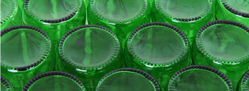 Green Glass Bottles Bottom Graphic Vinyl Decal Scooter Bike Motorcycle Car Wrap