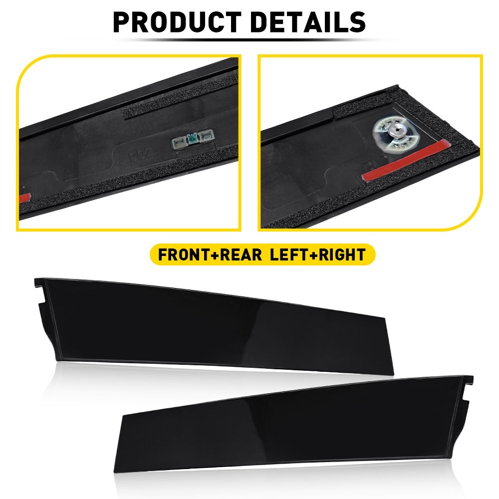 1/2/6X Rear Forward Rearward Door Applique Molding For Chevrolet Suburban Yukon