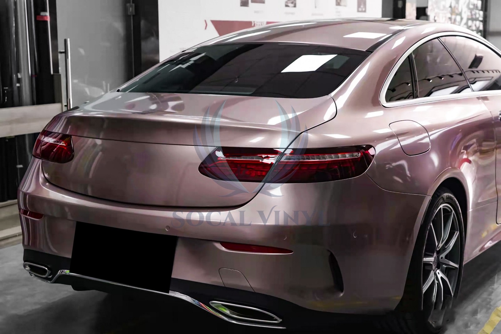 ESSMO PET Super Gloss Metallic Frozzen Berry Vehicle Vinyl Wrap Decal Like Paint