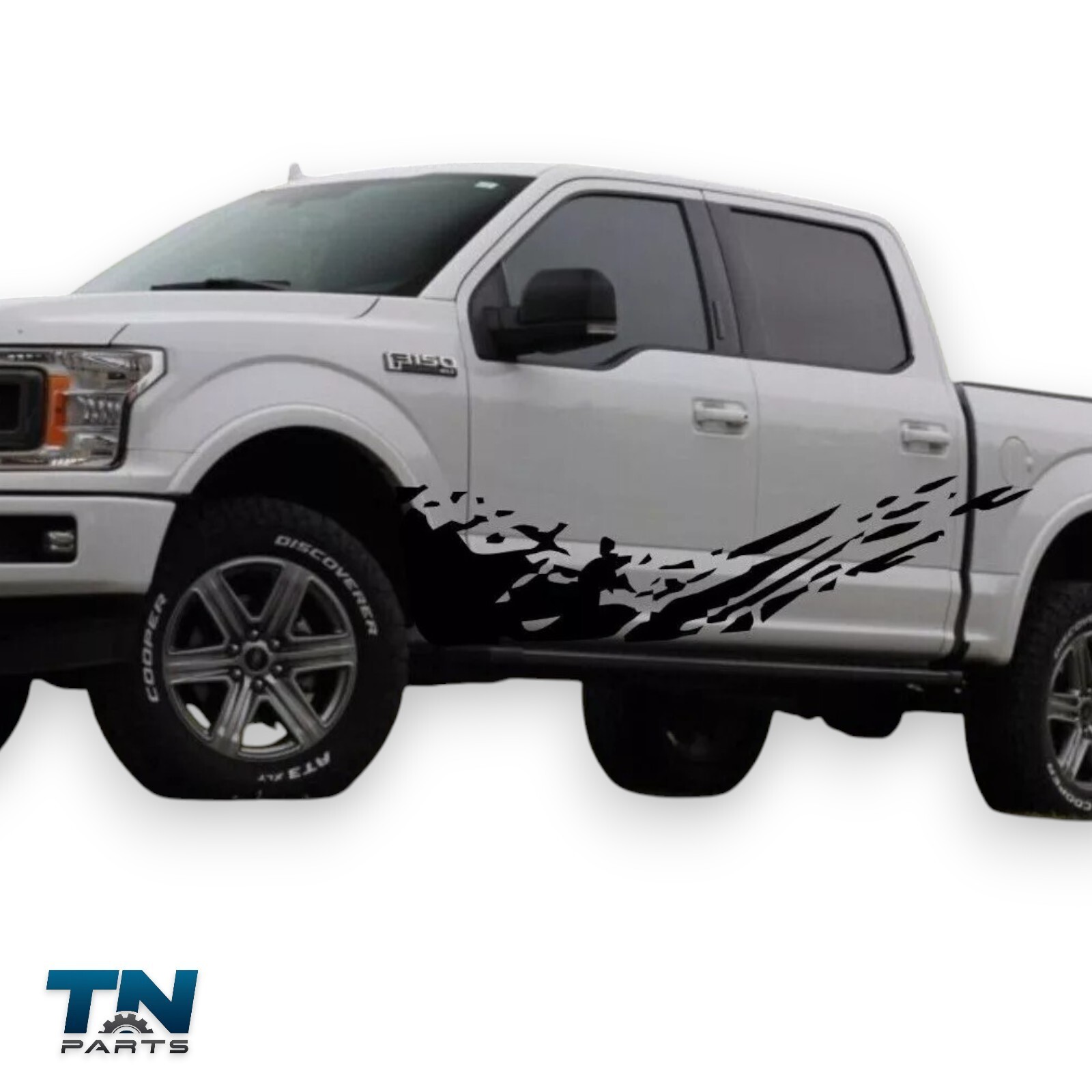 Large Truck Mud Splash Vinyl Decals Off-Road Style – Set of 2 Left & Right Side