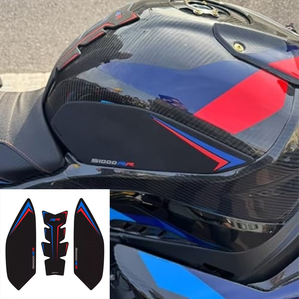 For BMW S1000RR 2019-2024 Motorcycle Fuel Tank Decal Anti-Scratch Pad Stickers