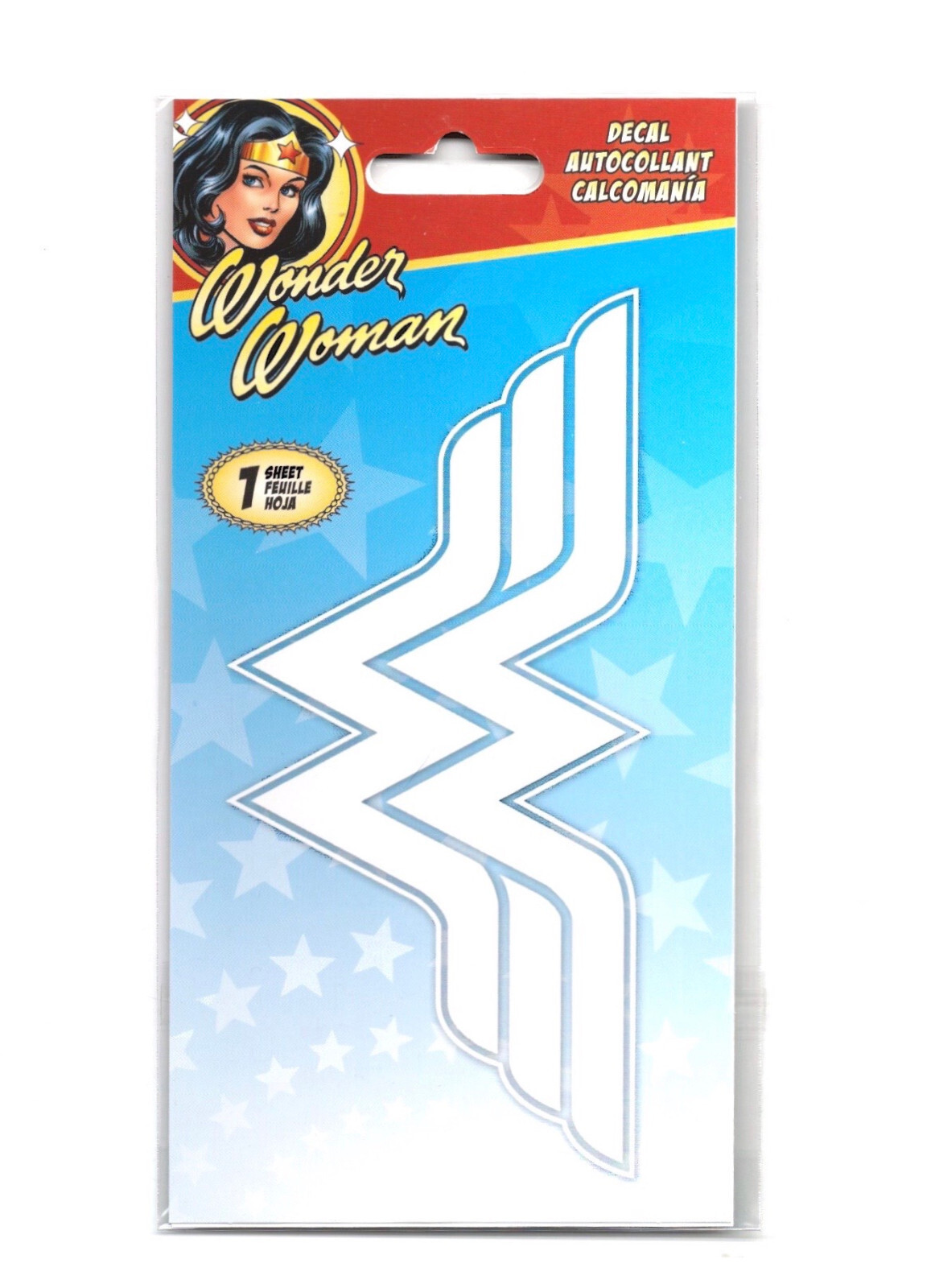 NEW Wonder Woman 6.5″ x 3″ Vinyl + Clear Vehicle Car Decal