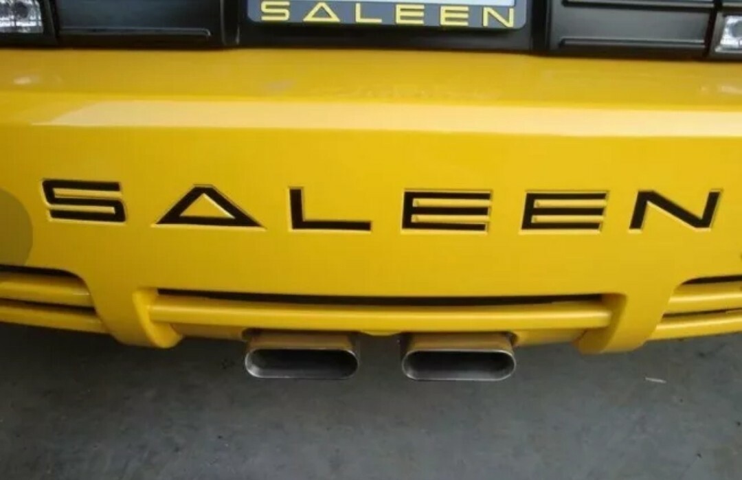 Rear decal Bumper Letters for Ford Mustang Saleen 2005-2009