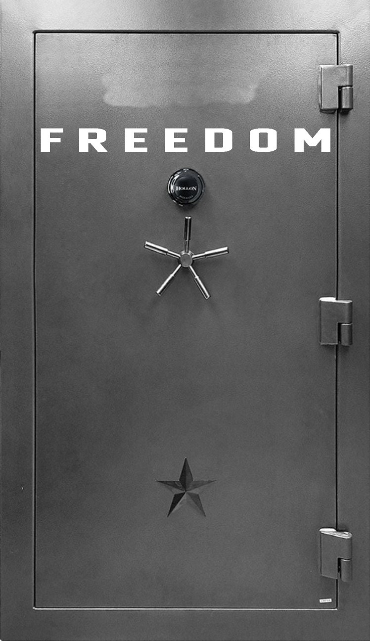 Freedom Die Cut Vinyl Decal Multiple Sizes Multiple Colors
