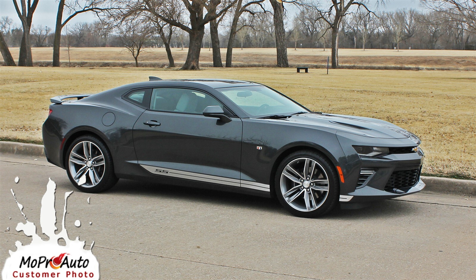 SKID ROCKER 2016-2018 Chevy Camaro Side Decals Rocker Stripes 3M Pro Series