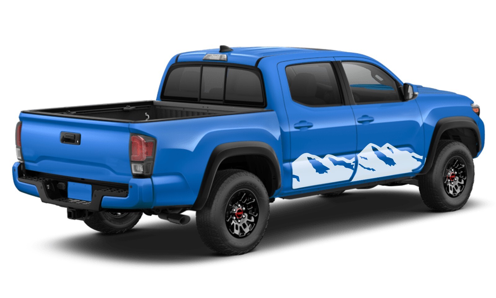 Door mountain graphics stickers decal compatible with Toyota Tacoma