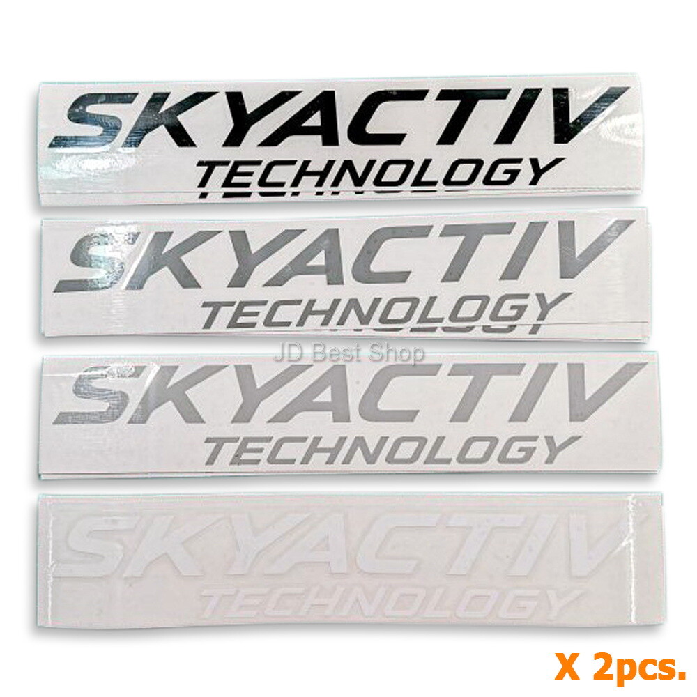 Sticker Diecut Vinyl JDM Style Jap For Mazda Speed Racing Skyactiv 29cm. x2pcs.