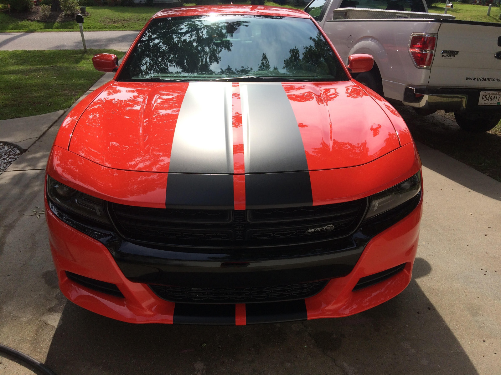 10″ PLAIN Rally Racing Stripe Graphics Stripes Set FIT 2005 – 2023 Charger