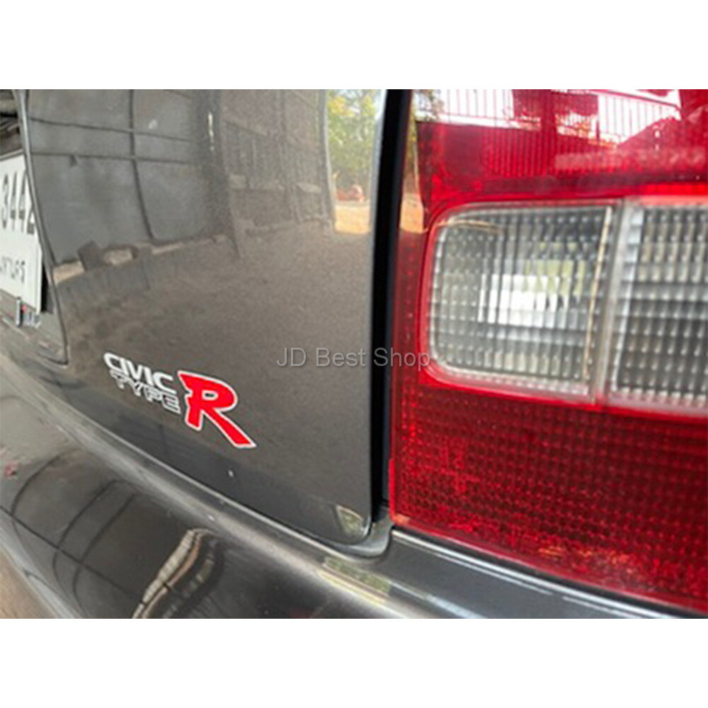 JDM Sticker Type R Racing Style Set 3pcs Side & Rear For Honda Civic EK9 3Dr 4Dr