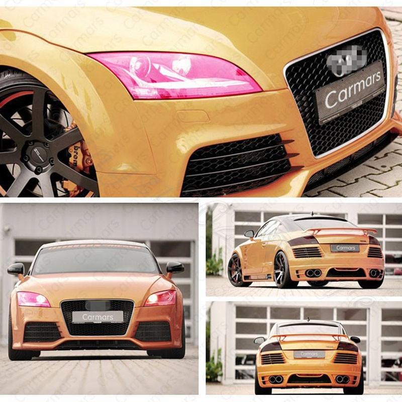 Gloss Light Black Smoke Golden Red Headlight Taillight Fog Light Vinyl Tint Film