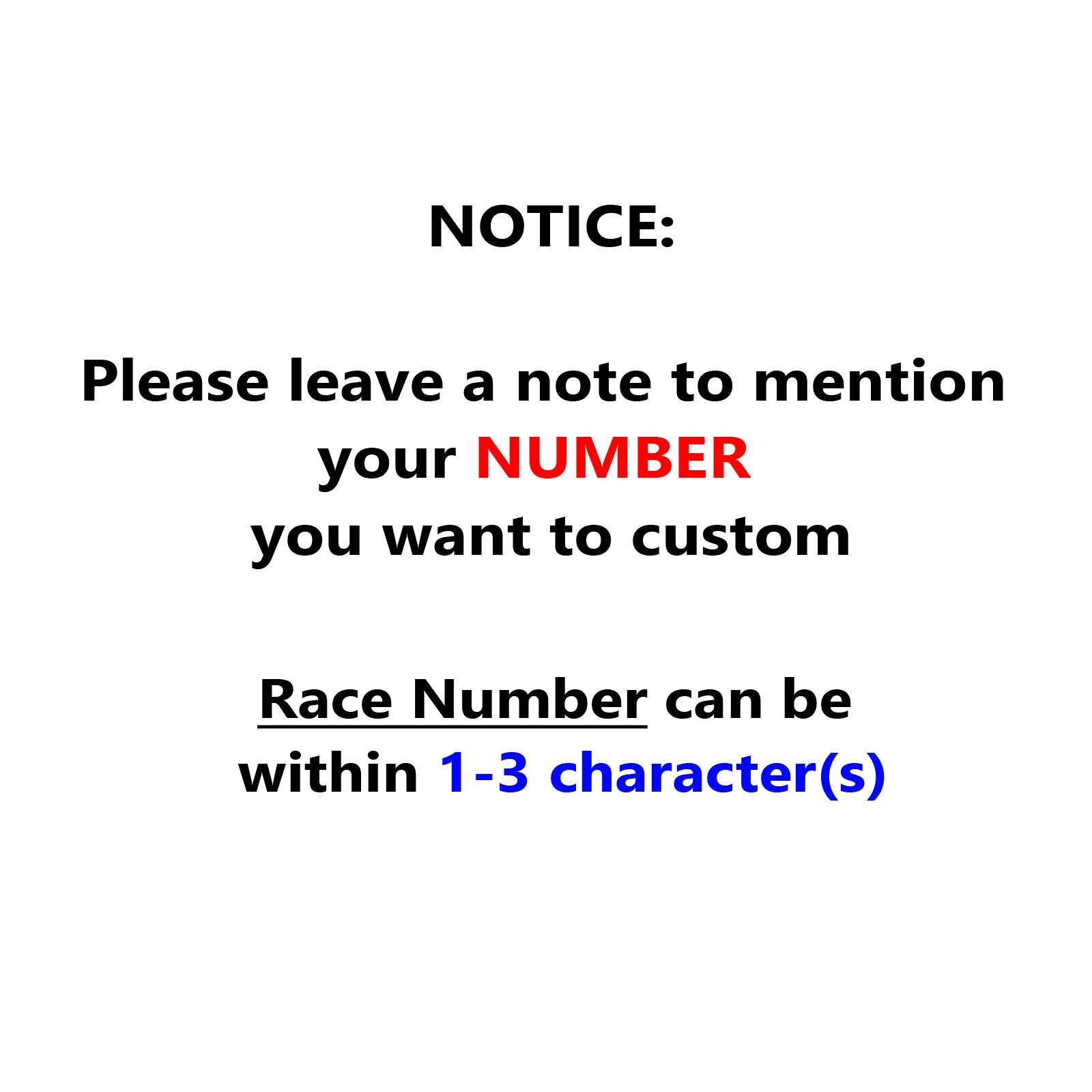 Custom Circle Number Plate 8″ 10″ 12″ Glossy Matte Sticker /Magnet Car Door x2