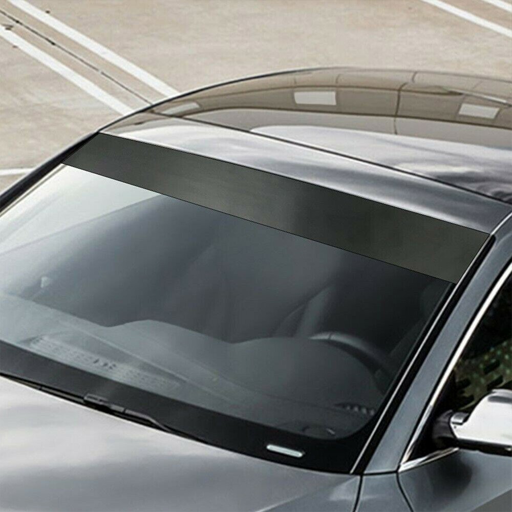 Car Window Sun Visor Strip Tint Film Front Windshield UV Shade DIY Decal Banner