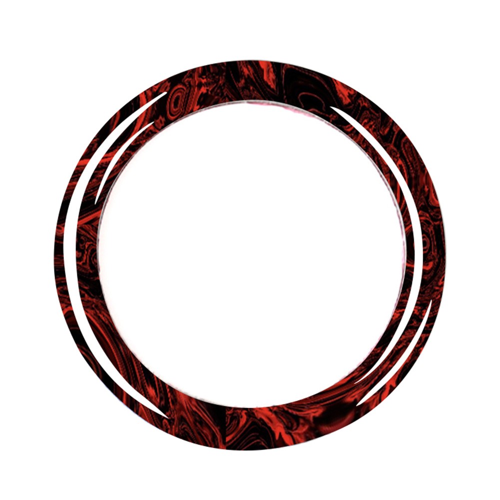 1pc Fire Red Engine Push Start Button Ring Trim For Mercedes Benz ALL Models