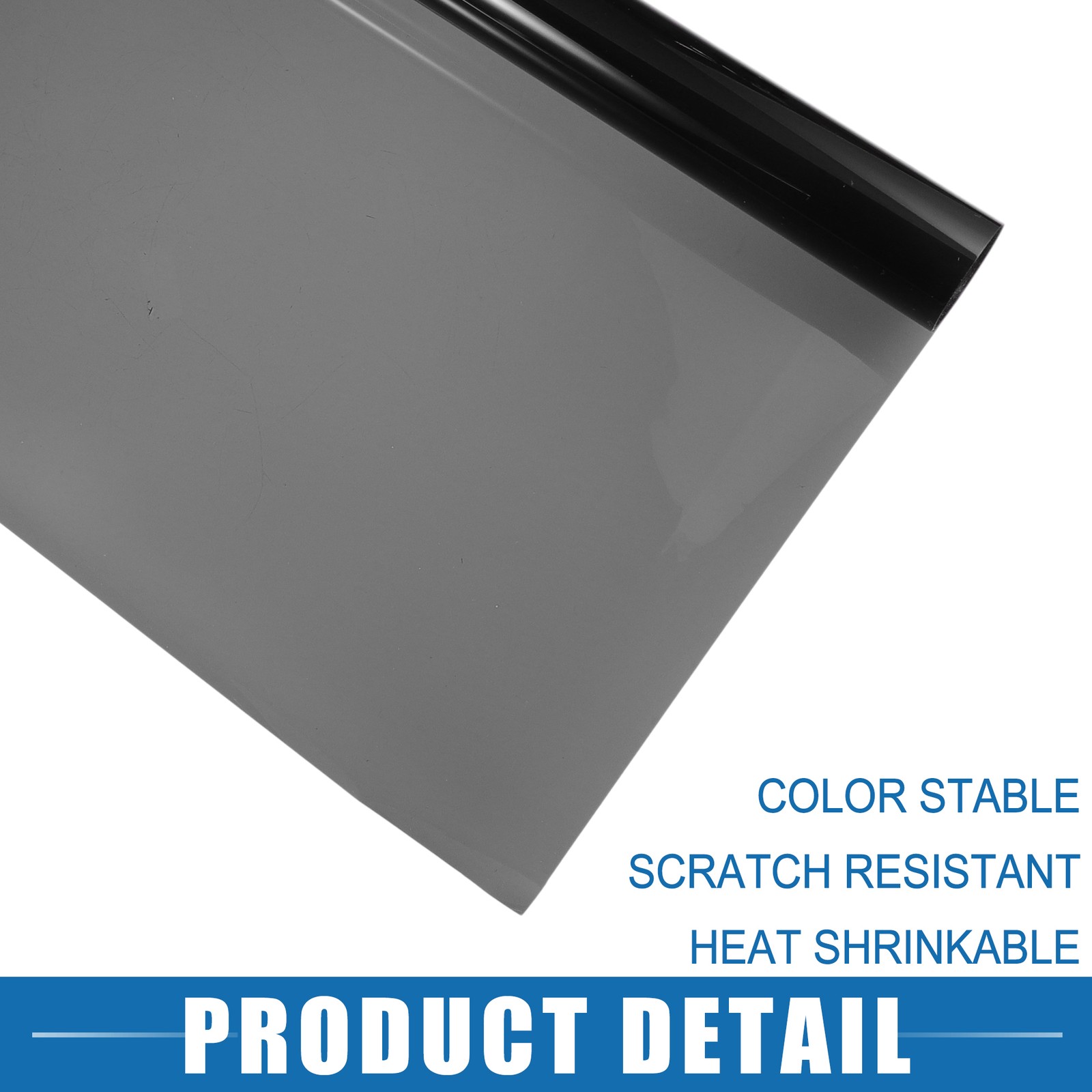 Automotive Window Tint Film 25% VLT 0.5x5m Heat Block Scratch Resistant Black