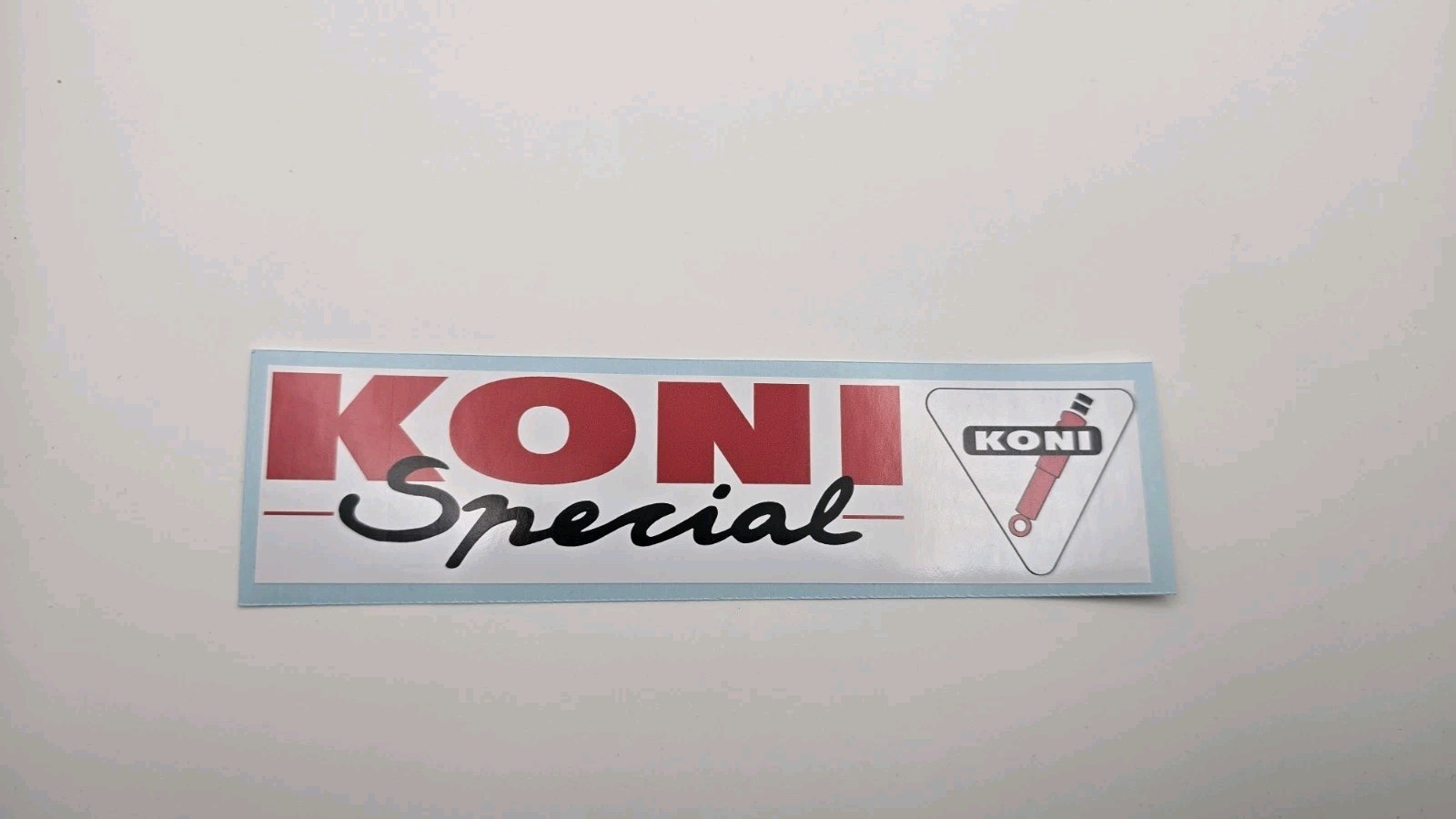 VINTAGE TWO KONI SHOCKS RACING STICKER DECAL Toolbox Laptop 6″x1.5″