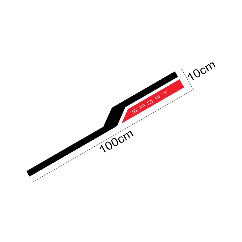 Racing Hood Stripes Decal Bonnet Vinyl Stickers For Car SUV Truck Universal Fit