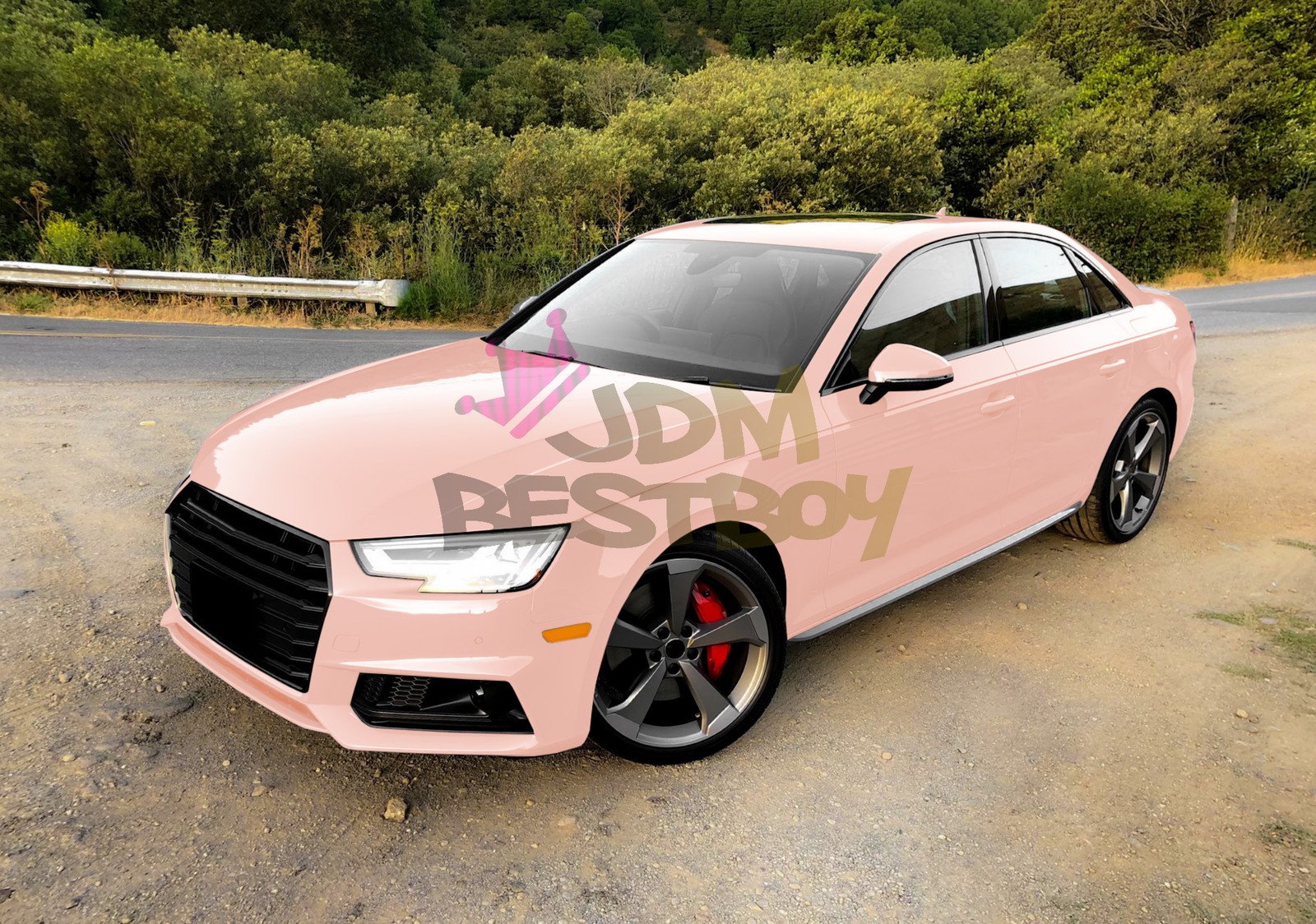 TPU Color Gloss Seashell Pink PPF Paint Protection Film Dry Wet Apply Vinyl Wrap