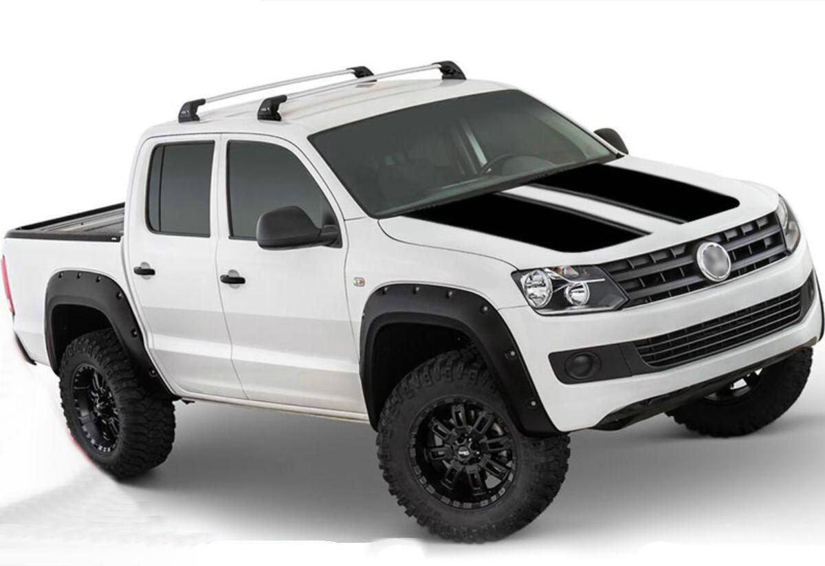 Graphic Bonnet Racing Stripe Car Sticker For VW AMAROK Hood Cover Vinyl Decals