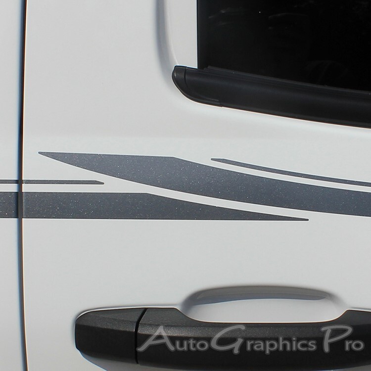 Chevy Silverado Truck Upper Pin Striping Vinyl Graphics Kit 3M Decals 2014-2018