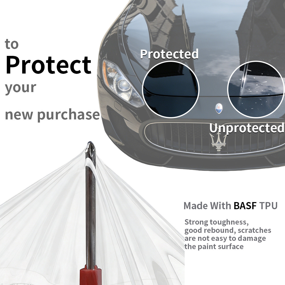 PPF Clear Paint Protection Vinyl Film Wrap Gloss TPU Car Scratch USA