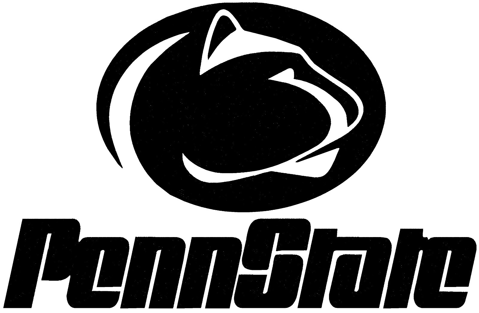 Penn State Nittany Lions football HatT-Shirt Vinyl Decal White sticker 7”x4.5”