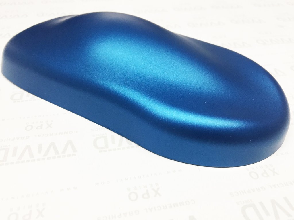 VVivid 2020 VVivid+ Matte Metallic Blue (Ghost) Vinyl Car Wrap Film | V203