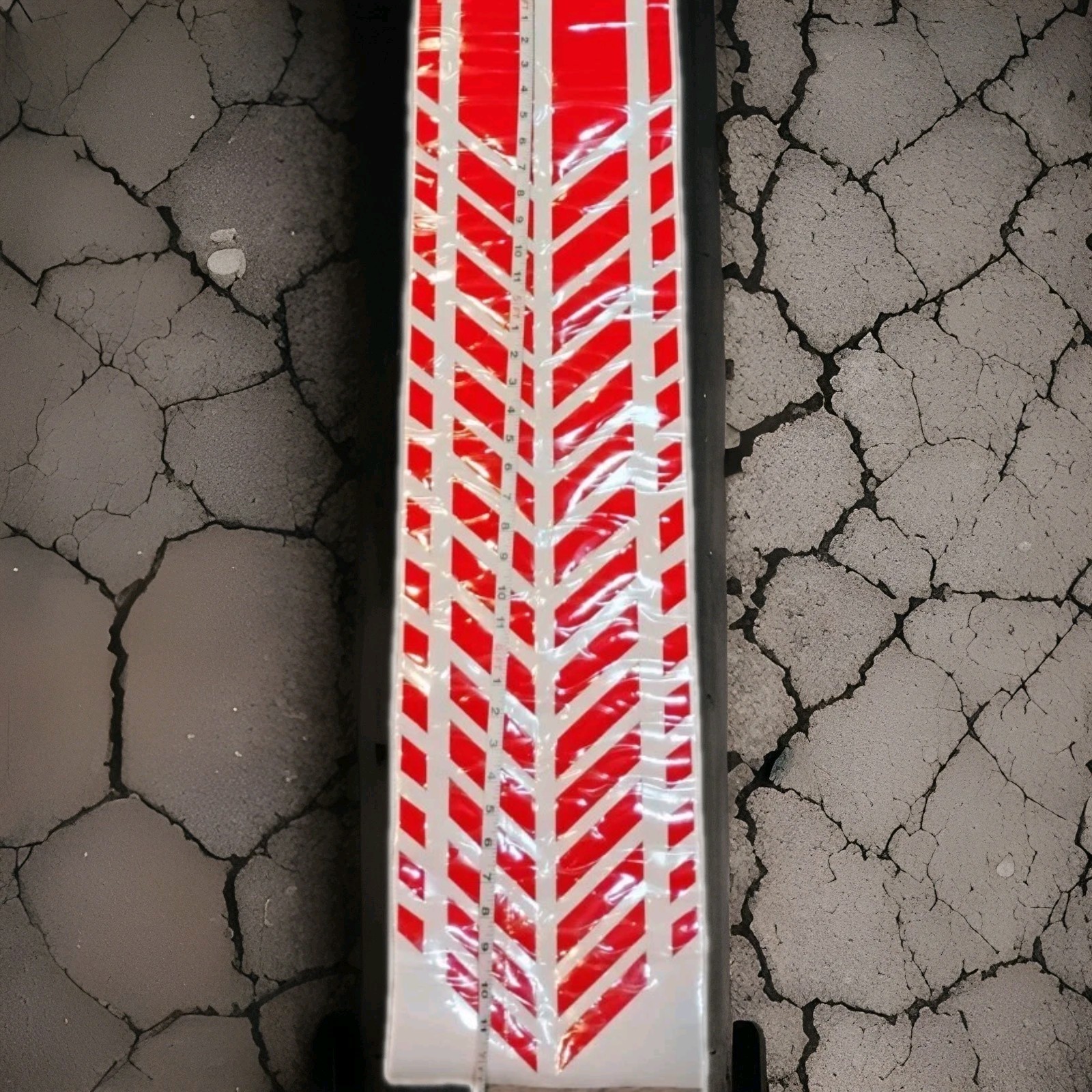 Vehicle Hot Rod Red♦️ Custom Vinyl Wrapping – 6 Ft 10 In 🫸Easy Apply (1 Strip)
