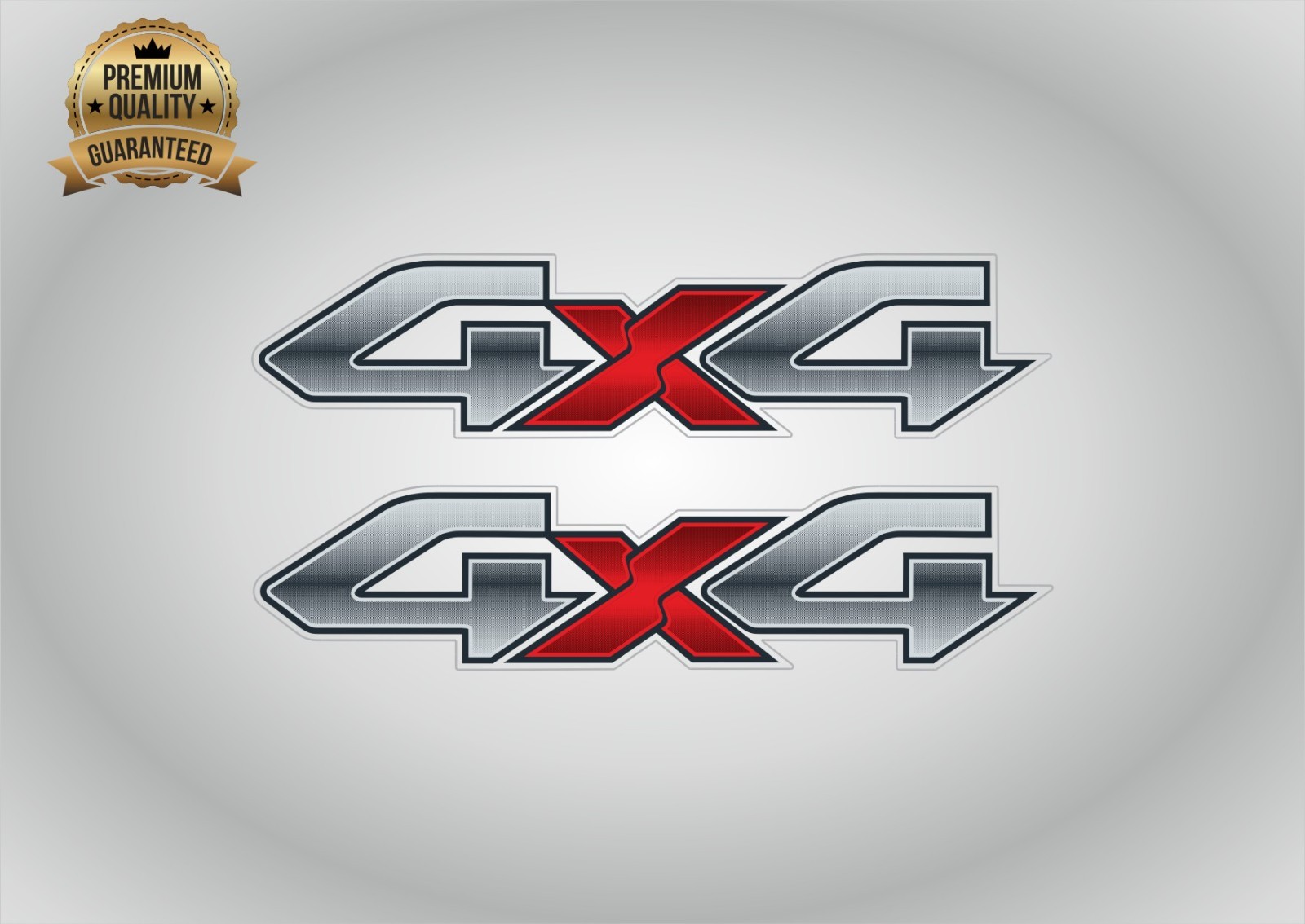 4×4 Decals Compatible with Mitsubishi TritonTruck Body Tail 2pcs