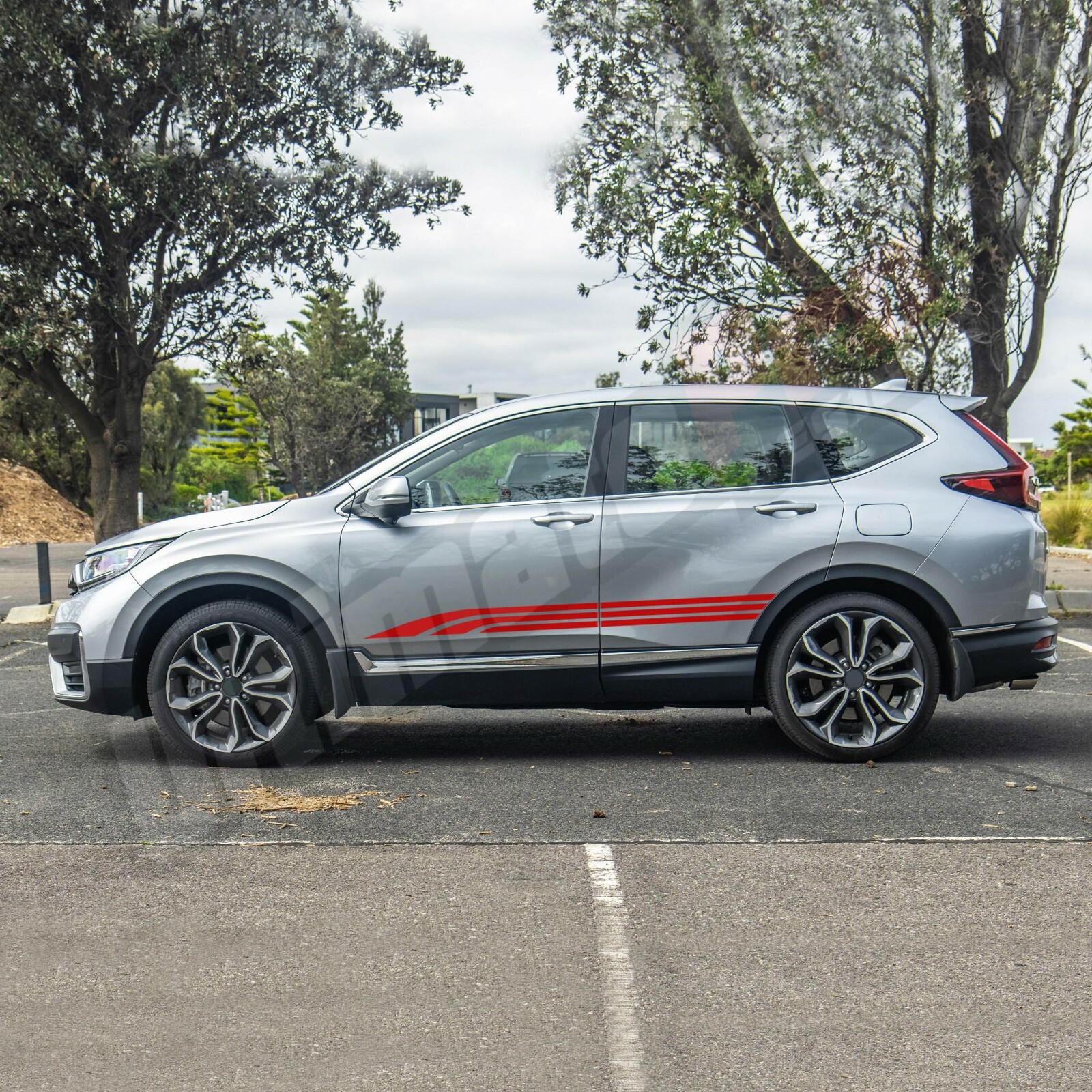 Triple Stripe for HONDA CRV Vinyl Decal Side Door Graphics Design Sticker edge