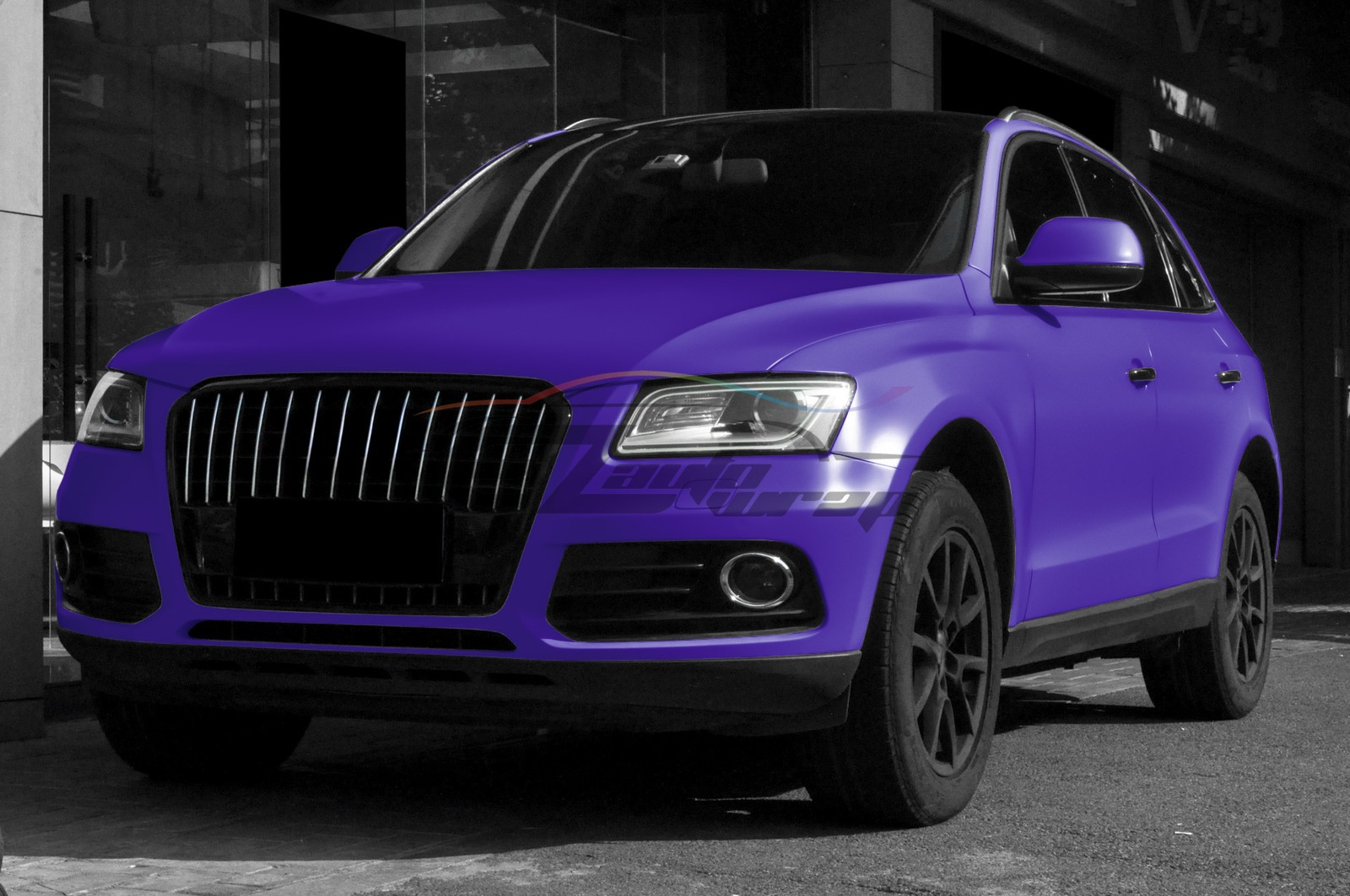 Premium Satin Purple Matte Flat Vinyl Wrap Sticker Film DIY Decal Bubble Free