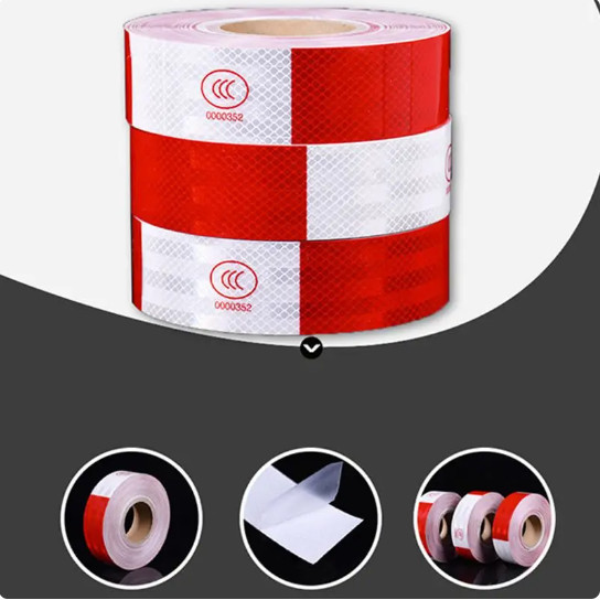 Car Bumper Reflective Stickers Warning Strip Tape Secure Reflector Red Stickers