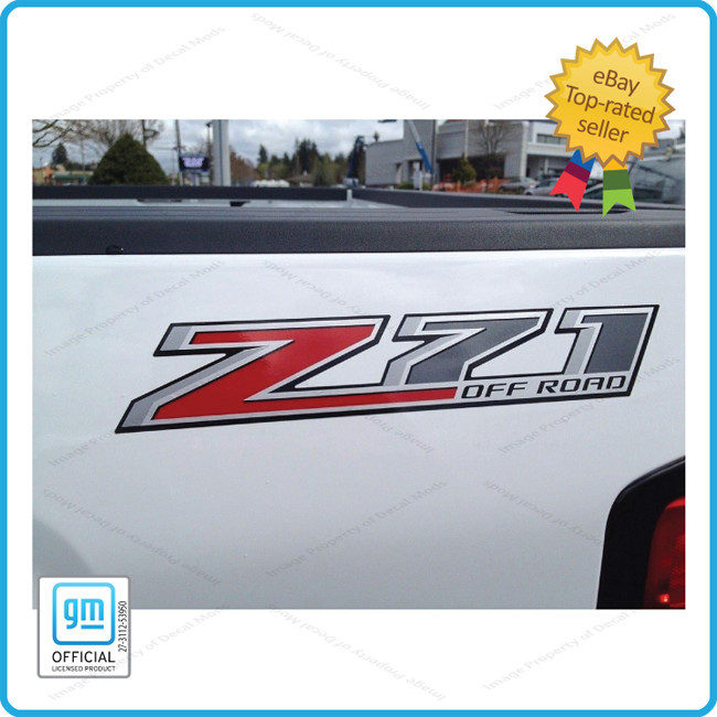 Z71 Off Road Decals Stickers 2014 2015 2016 2017 Sierra Silverado GMC Sierra – F
