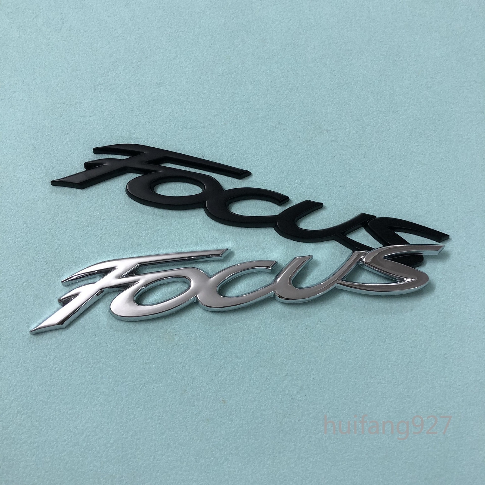 Metal 3D Car Body Rear Trunk Tailgate Badge Emblem Decal Nameplate Sticker Focus