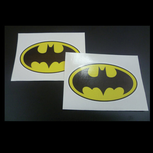 4 X BATMAN LOGO STICKERS – VINYL, CAR, SKATEBOARD, MOTORBIKE, SUPERHERO
