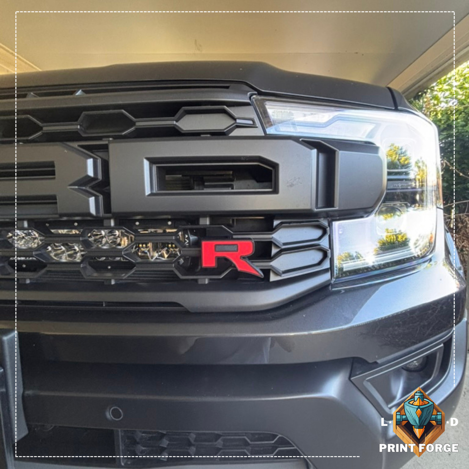 Ford Ranger Raptor Grille Badge | Next-Gen Ranger Raptor Front Emblem |