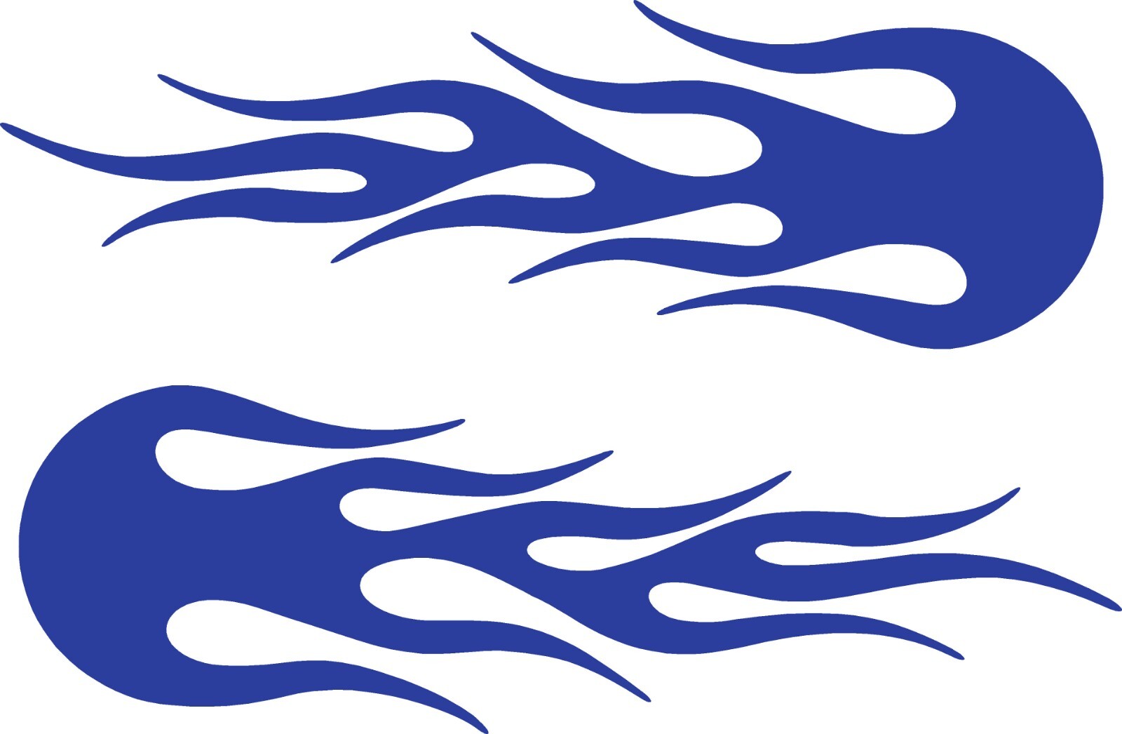 Vinyl Flames Decals Car Truck RV Golf Cart Stickers Graphics # 10 + Colors