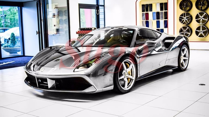 72″x60″ Silver/Chrome Vinyl Sticker Paint Wrap Protector Film Roof 6ft x 5ft