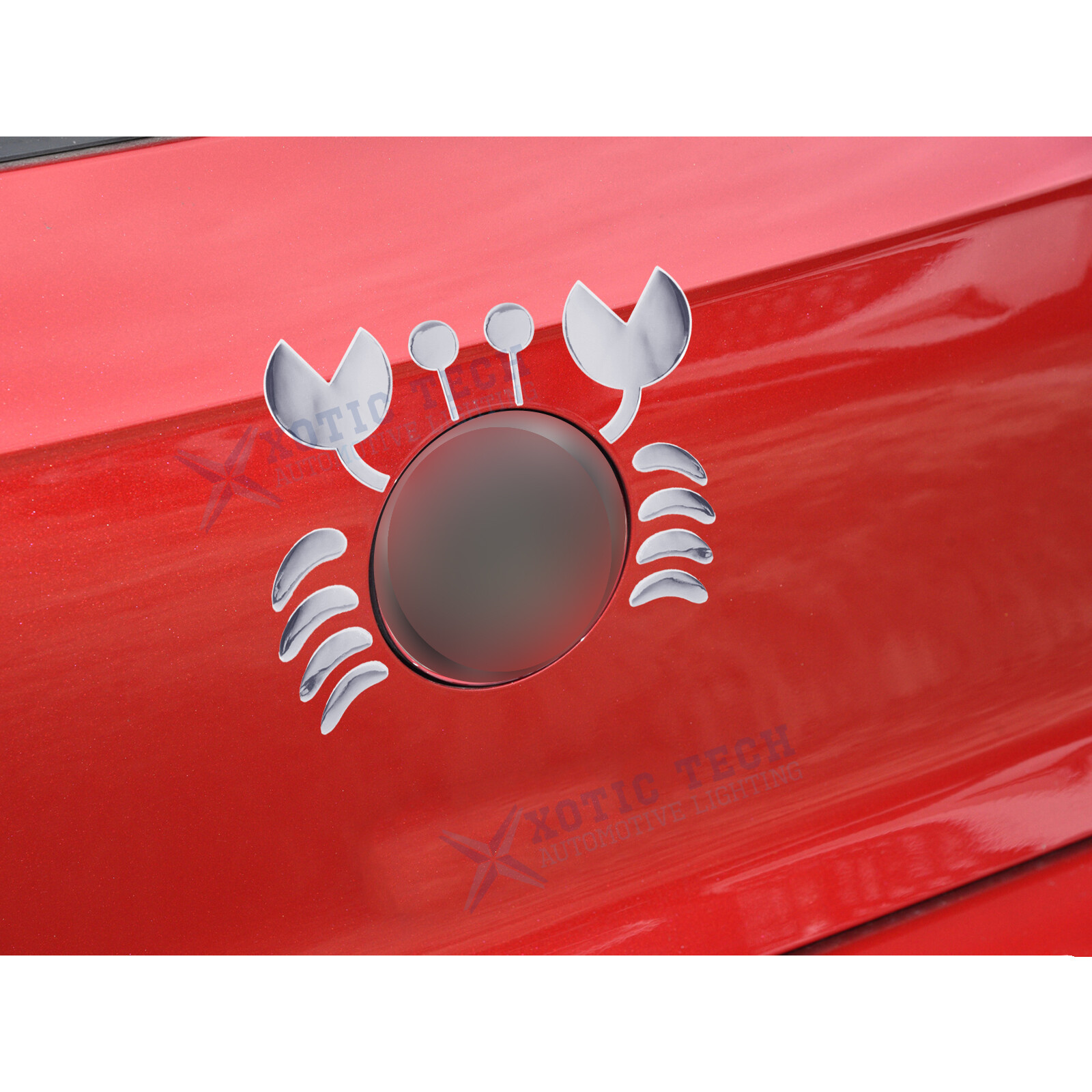 Car Crab Stickers 3D Three-Dimensional Badge Decoration Decal DIY Universal Trim