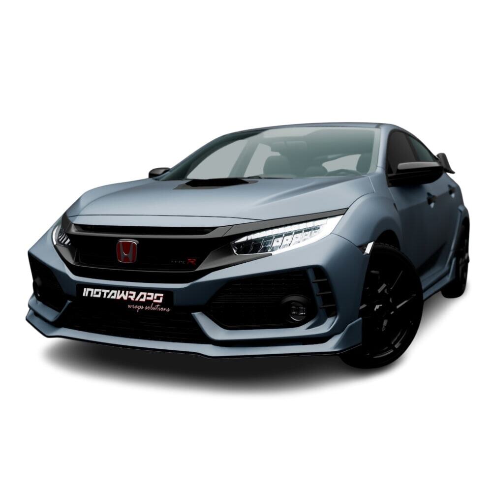 3M 2080 Scotchprint Satin Lunar Blue Vinyl Car Wrap Film | S87