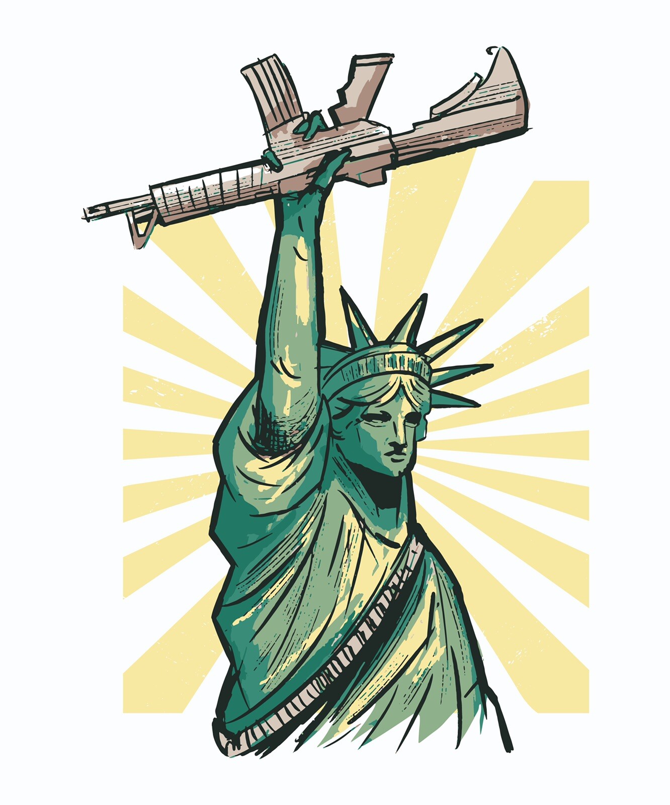 Gun Rights Sticker 2″ Liberty 2nd Amendment Constitution American Patriot USA