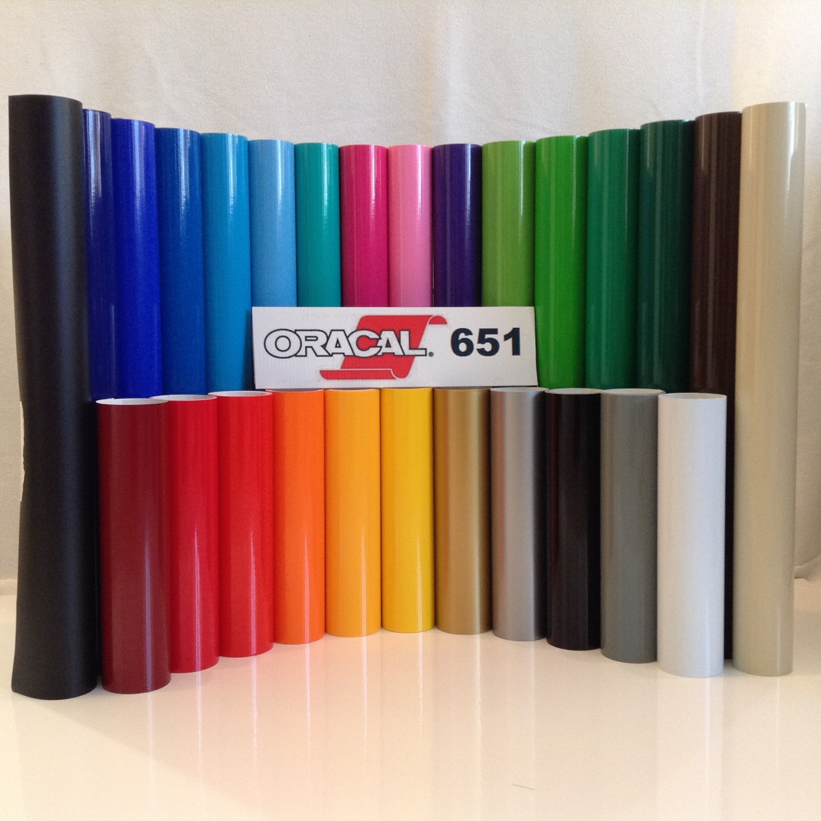 Oracal 651, 10 Rolls 12″ x 10 feet Vinyl for Craft Cutter 6yr. by precision62