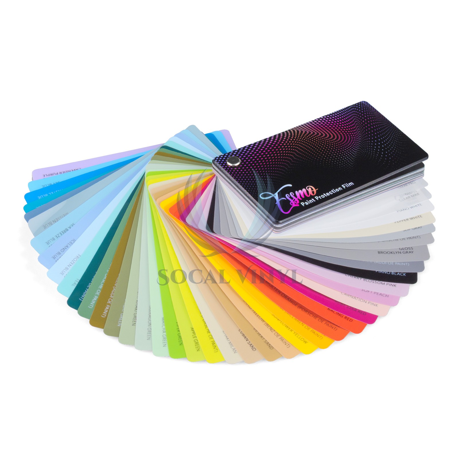 ESSMO PPF Swatches Wet-Application Paint Protection Film Car Vehicle Deck Book
