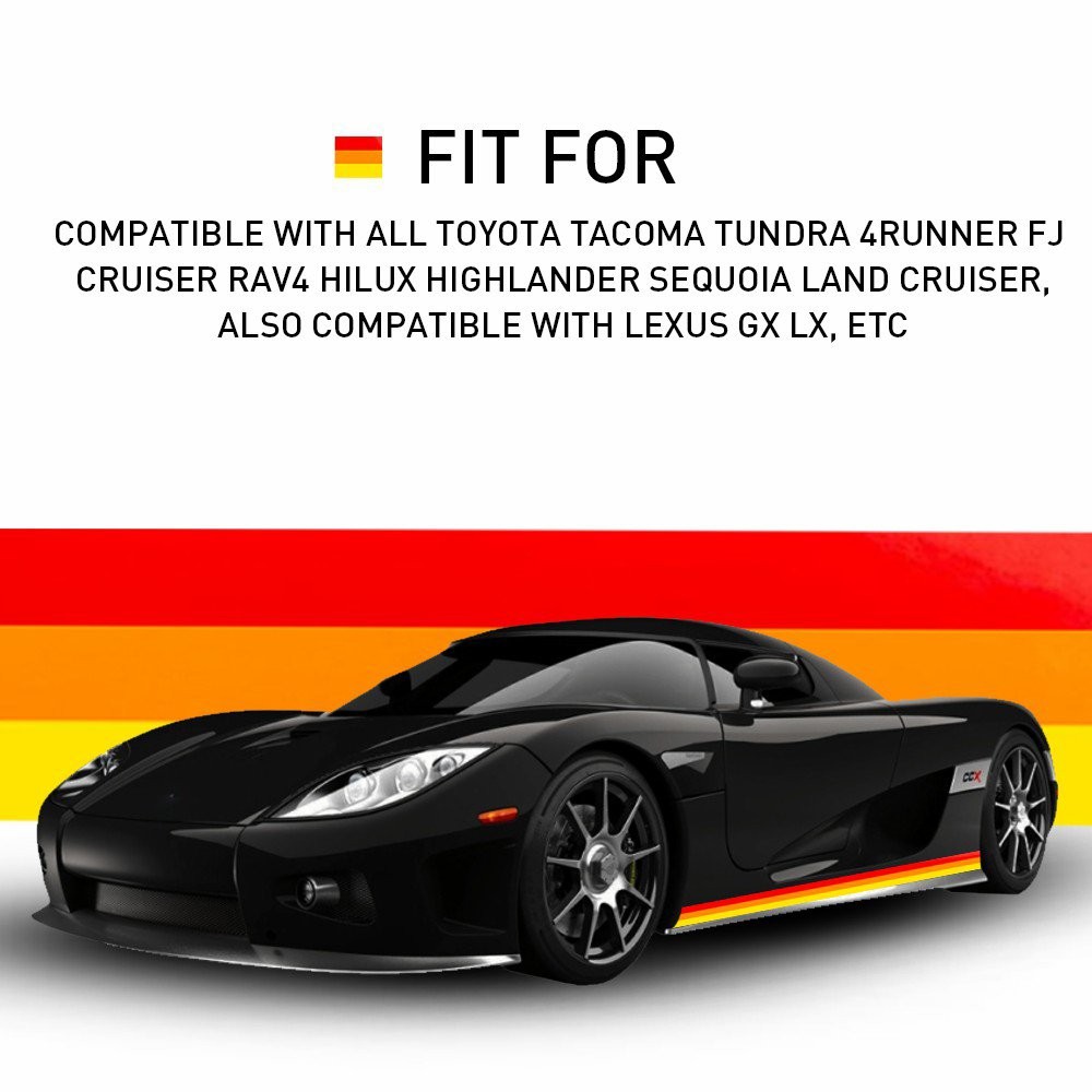 Racing Plaid Hood Door Fender Skirt Side Stripes 1pc Decal Sticker for Sport Car