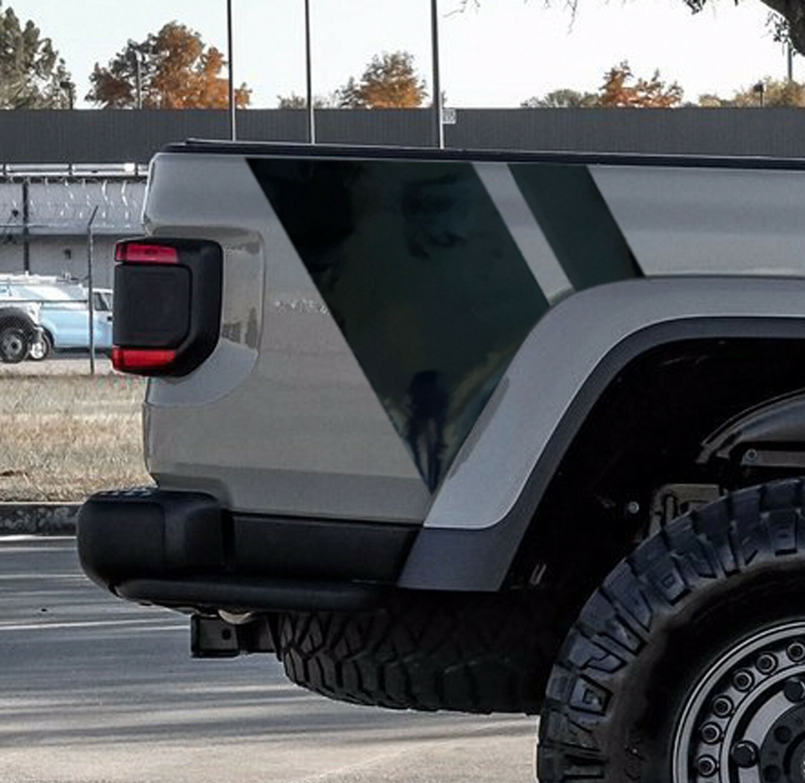 Tail Band Vinyl Stripe Kit for Jeep Gladiator Bed Side | 8 Colors