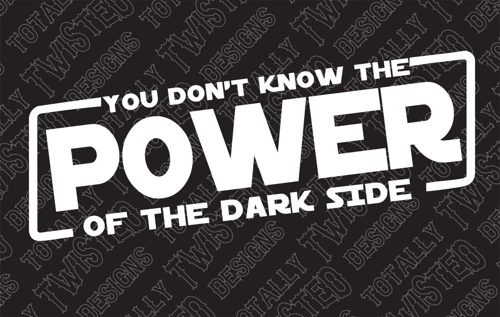 Star Wars The Power of the Dark car truck vinyl decal sticker Empire Darth Vader